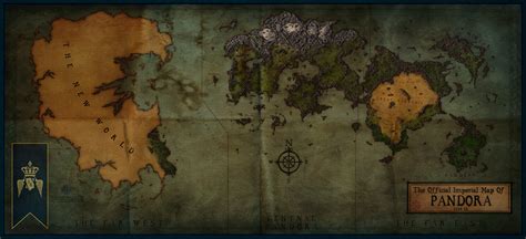 Pandora World Map Wip By Levodoom On Deviantart Fantasy World Map