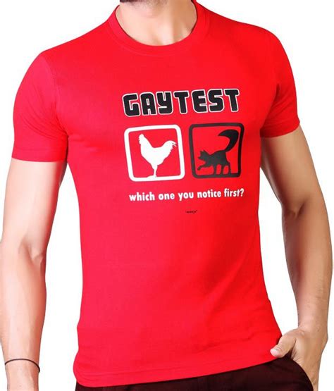Tapasya Gay Test T Shirt Buy Tapasya Gay Test T Shirt Online At Low