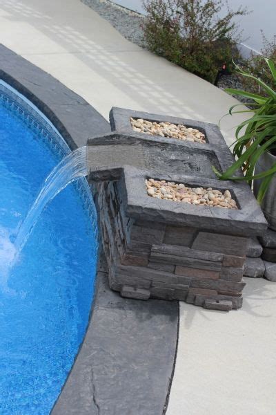 Modular Waterfall With Planters Water Features Waterfall Planters