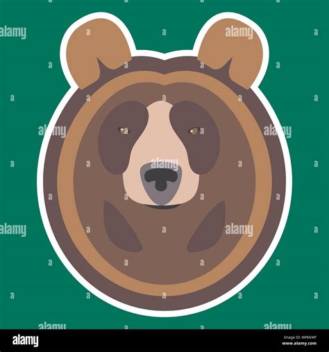 Alaska Brown Bear Mouth Stock Vector Images Alamy