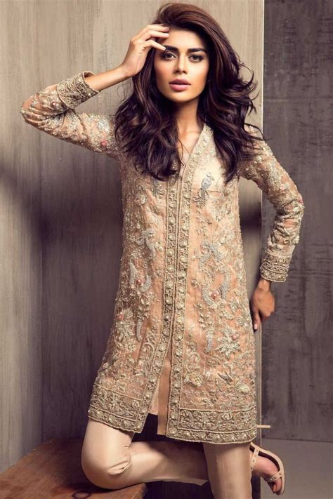 Best Embroidered Shirts With Trousers Designs Pakistani Party Wear