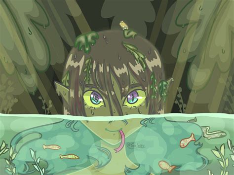 Cute Swamp Girl By Shrimpeggss On Deviantart