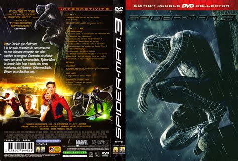 Jaquette Dvd De Spiderman 3 V2 Cinéma Passion