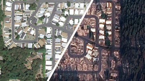 Paradise Burns Before And After Images Show Fury Of California Fires