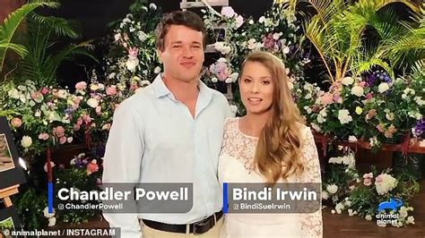 Believe in your strength to change the world. Bindi Irwin ist, teilt Ihre Hochzeit zu Chandler Powell in ...