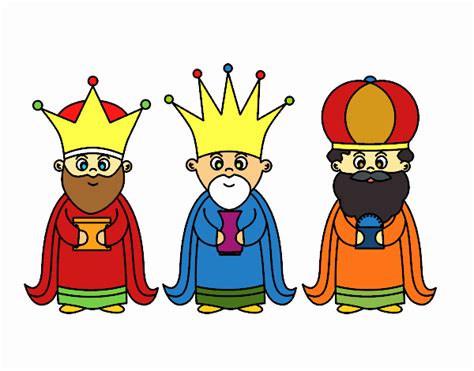 Dibujo De Los Reyes Magos Pintado Por En Dibujos Net El D A