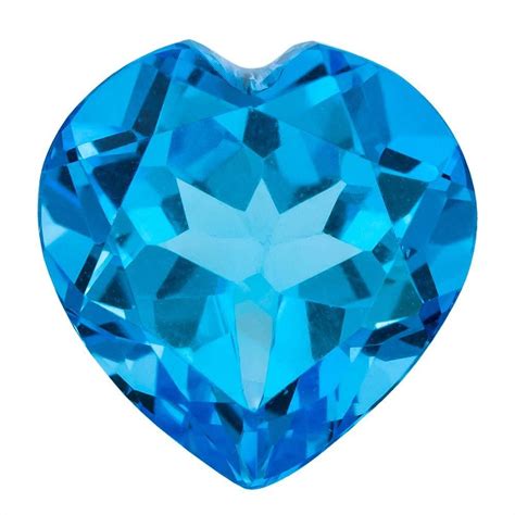 Swiss Blue 563 Ct Heart 11 Mm Unlimited Stock Gems Gemstone