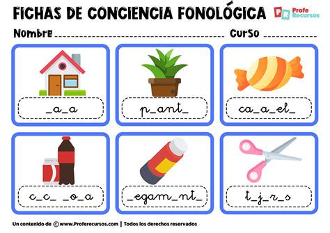 Ejercicios De Conciencia Fonologica