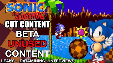 Beta Unused Content Of Sonic The Hedgehog 1 Sonic Cut Content Youtube