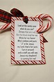 Legend of Christmas Candy Cane Jesus Poem TAG & RIBBON ONLY Stocking ...