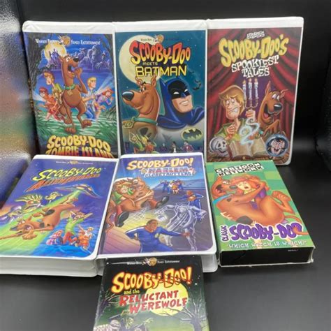 Scooby Doo Vhs Lot Of Tapes Movies Cartoon Network Vintage S Picclick