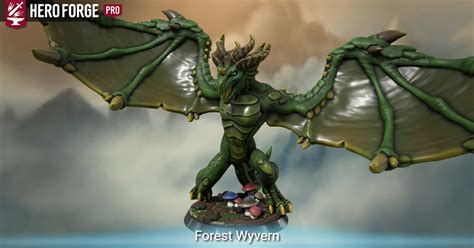 Forest Wyvern Made With Hero Forge