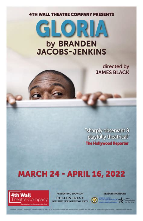 Gloria By Branden Jacobs Jenkins By 4th Wall Theatre Company Issuu