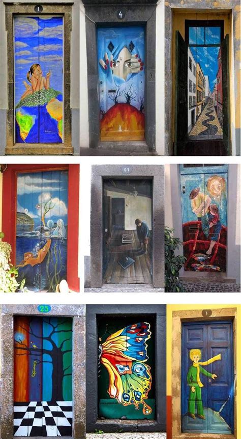 Here in this article we shared 15 creative ways to decorate bedroom door with easy and affordable. Street Door Art. Creative Painted Doors Around The World ...