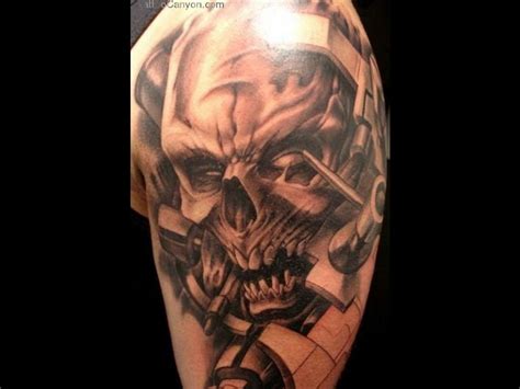 Download Skull Half Sleeve Tattoo Design Tattoo Design