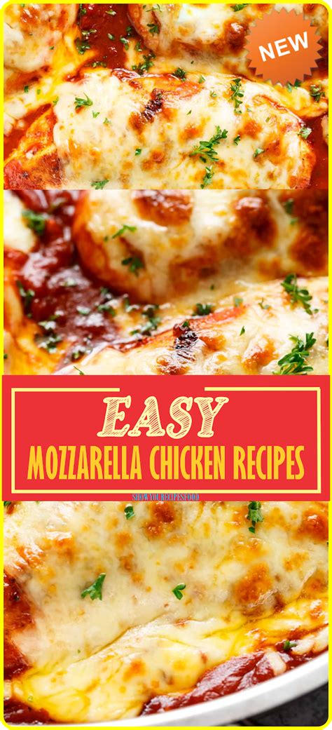 Easy Mozzarella Chicken Recipe Low Carb Chicken Parm Show You Recipes