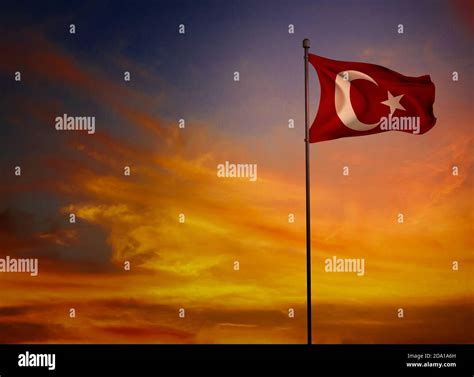 Turkish Flag Turkey Stock Photo Alamy