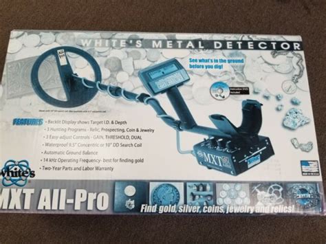 Whites Mxt Pro Metal Detector With 2 Coils Ebay