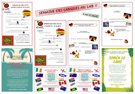 Semaine Des Langues Lycée Amiral Bouvet