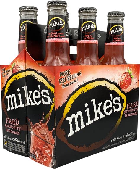 Mikes Hard Strawberry Lemonade 6pk112oz Cork N Bottle