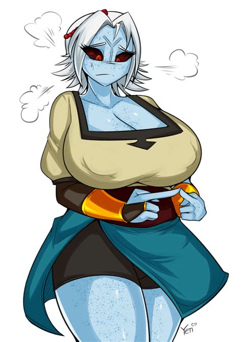 Rule 34 1girls Ajna Indivisible Alien Alien Girl Big Breasts Blue