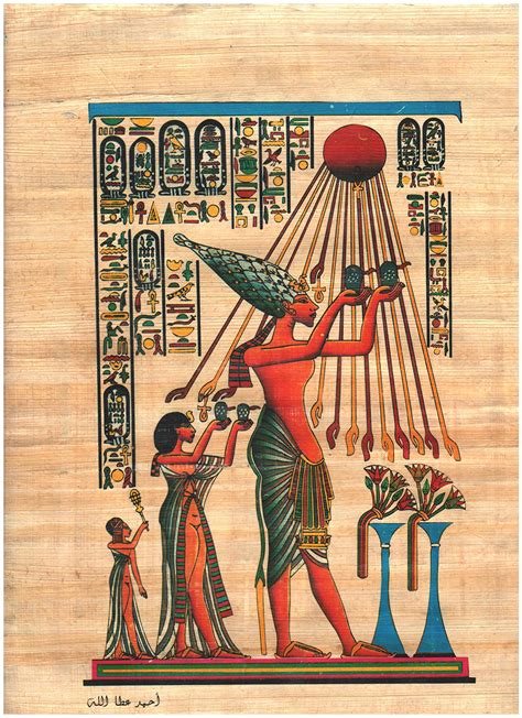 Buy Papyrus 100 Authentic Egyptian Original Hand Painted Painting