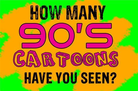 How Many Of These Classic 90s Cartoons Have You Seen 90s Cartoons