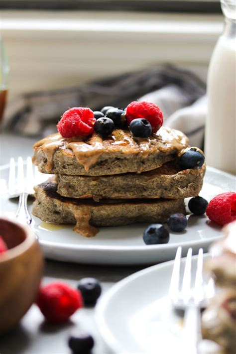 The Fluffiest Buckwheat Banana Pancakes Dishing Out Health