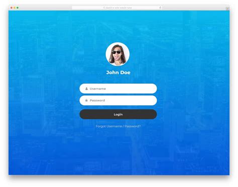 Login Page In Html With Css And Javascript Code Javascript Nerd Answer