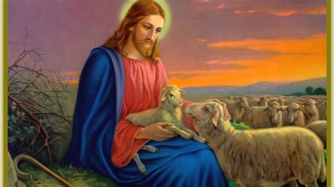 Jesus With Lamb In Lap Hd Jesus Wallpapers Hd Wallpapers Id 49123