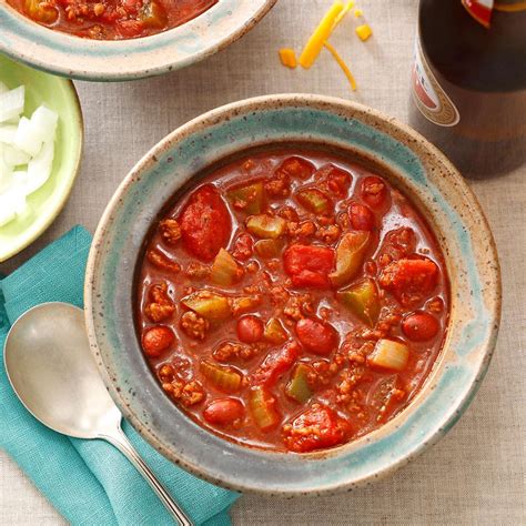 Sauté, stirring, for a minute or two. Ground Beef Chili Recipe | Taste of Home