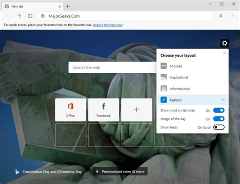 How To Customize The New Tab Page In Microsoft Edge