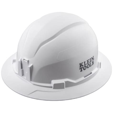 hard hat non vented full brim style white 60400 klein tools for professionals since 1857