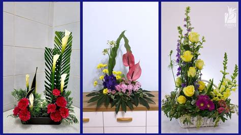 Top Class New Ikebanajapanese Flowers Decoration Youtube