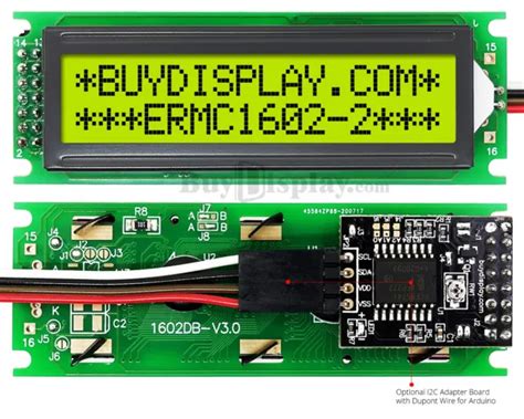 Yellow Iic I2c Serial 16x2 Character Lcd Display Module For Arduino W Library 7 58 Picclick