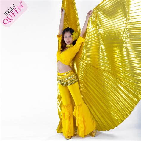 2017 Promotion New Arrival Women Egypt Belly Dance Isis Wings With Stick For Adult India Dancer