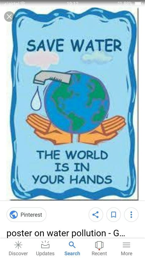 Prepare A Poster To Bring Awareness Of Water Pollution