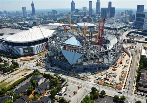 Maybe you would like to learn more about one of these? May 2016 Aerial Photos - Mercedes Benz Stadium