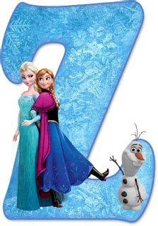 Alfabeto de Ana, Elsa y Olaf de Frozen. | Frozen birthday theme, Frozen birthday banner, Frozen ...
