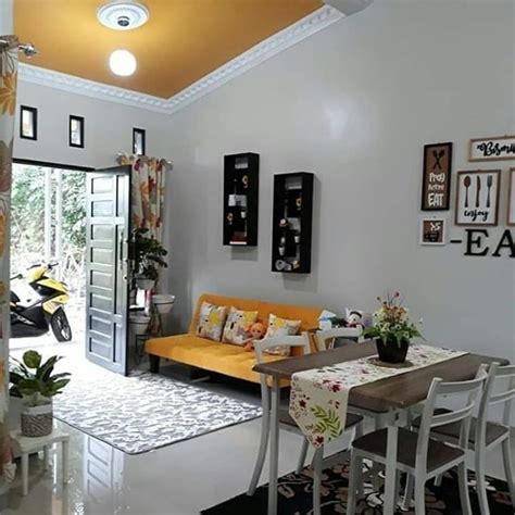 dekorasi ruang keluarga  penataan  simpel rumah minimalis