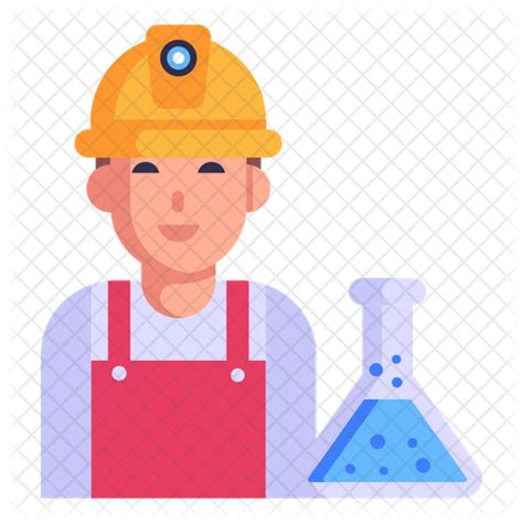 Chemical Engineer Icon Download In Flat Style