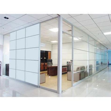 Glass And Aluminium Office Partitions At Rs 170 Square Feet Aluminum Office Partition In
