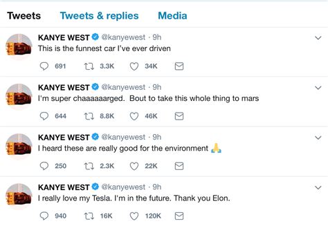 Kanye West Tweetou Seu Amor Por Tesla Economia E Negocios