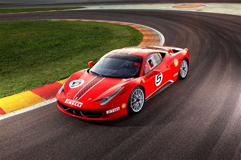 Ferrari 458 Challenge At The Vallelunga Race Circuit