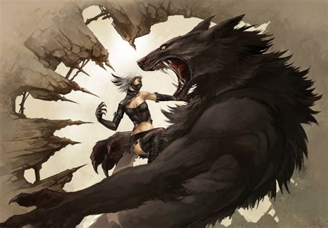 Werewolf Vs Vampire Werewolf Art Werewolf Legend Creature Artwork