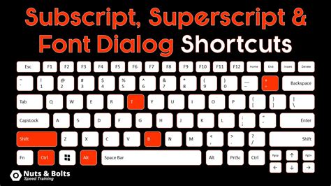 What is the keyboard shortcut for superscript in microsoft word? Microsoft Subscript shortcuts explained