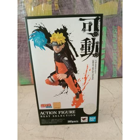 Bandai Shfiguarts Best Selection Uzumaki Naruto Action Figure Shopee