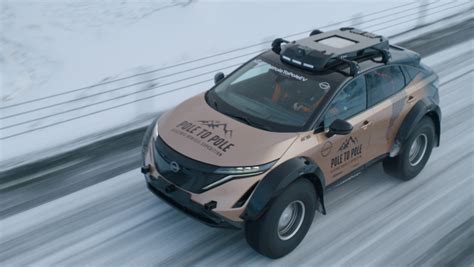 Arctic Ready Version Of Nissan Ariya Ev Unveiled For Pole To Pole