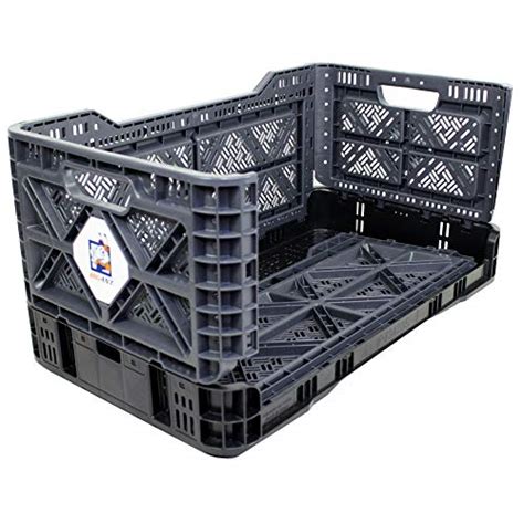 Bigant Heavy Duty Collapsible And Stackable Plastic Milk Crate Ip734235
