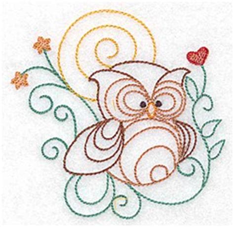 Outline stitch is also known as puntada de contorno es, point de contour fr, umrissstich de, punto di contorno it, ponto de cotorno pt. Owl Outline Embroidery Design | AnnTheGran
